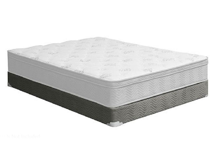 Aleksa Grey King Bed Split Foundation