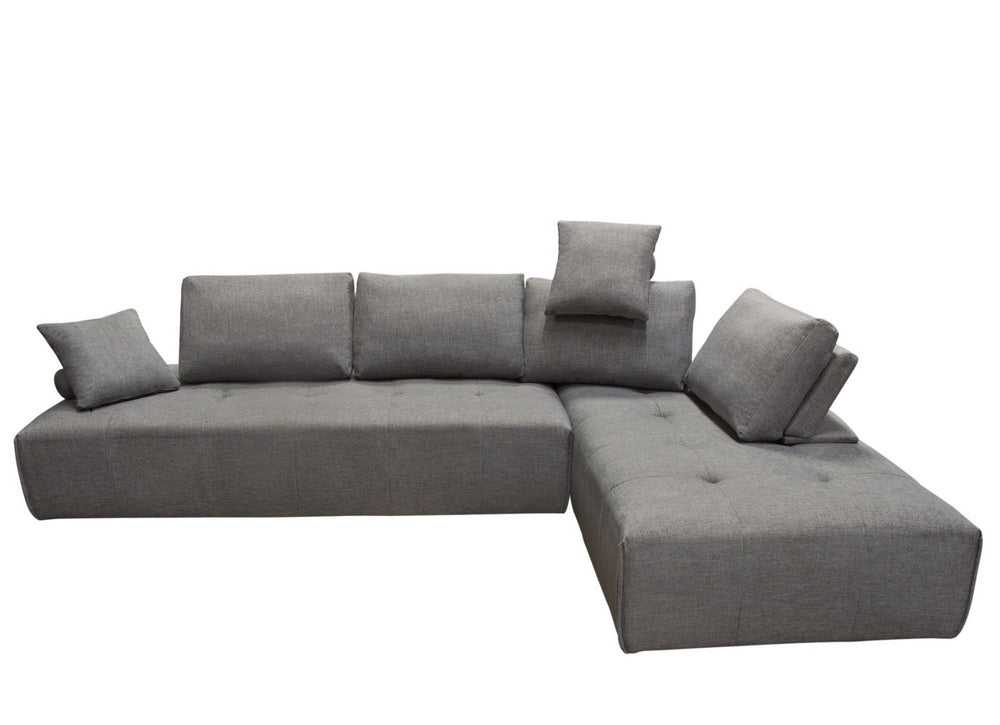 Cloud 2-Pc Space Grey Fabric Lounge Seating Platforms