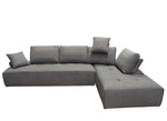 Cloud 2-Pc Space Grey Fabric Lounge Seating Platforms