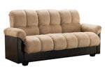 London Beige Fabric Sofa Bed