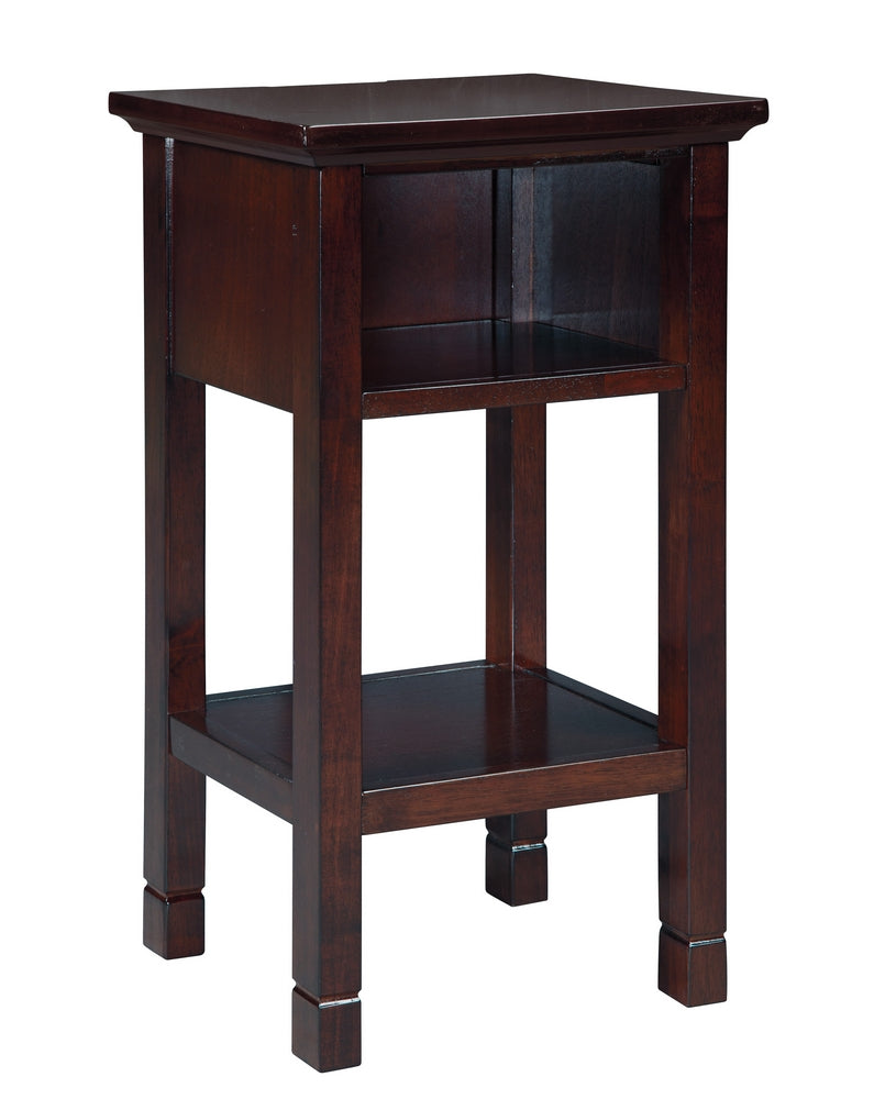 Marnville Reddish Brown Wood Accent Table