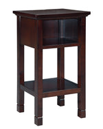 Marnville Reddish Brown Wood Accent Table