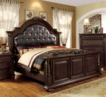 Esperia Brown Cherry King Bed (Oversized)