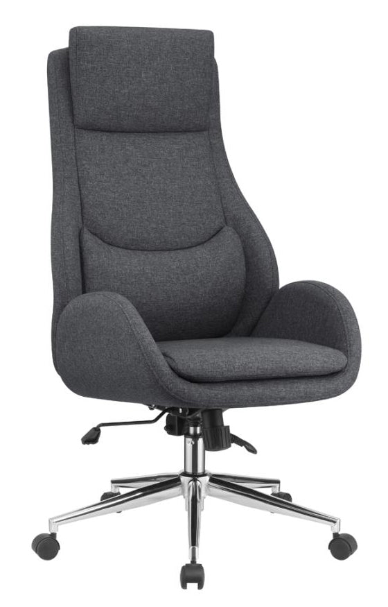 Randi Contemporary Grey Fabric Adjustable Office Chair