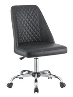 Wisdom Grey Leatherette Adjustable Office Chair