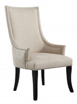 Audrey 2 Natural Fabric Side Chairs