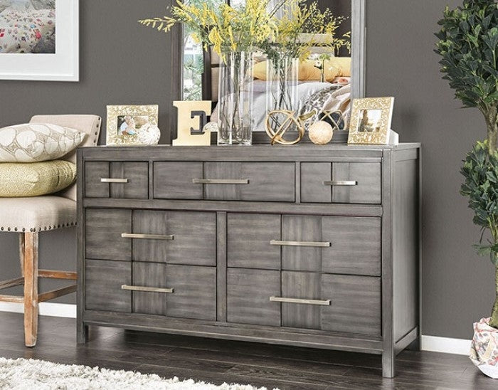 Berenice Gray Solid Wood Dresser