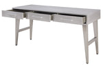 Brancaster Aluminum 3-Drawer Desk