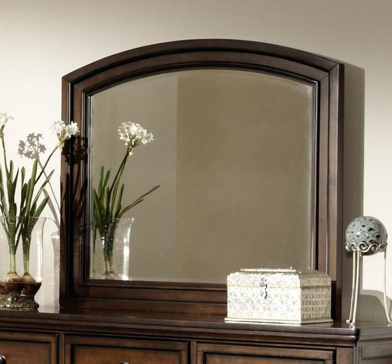 Cumberland Medium Brown Wood Frame Mirror