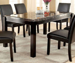 Gladstone Black Dining Table with Marble Top