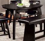 Hurley Black Triangular Counter Height Table