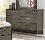 Vestavia Modern 6-Drawer Gray Finish Dresser