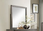 Woodrow Gray Wood Frame Dresser Mirror