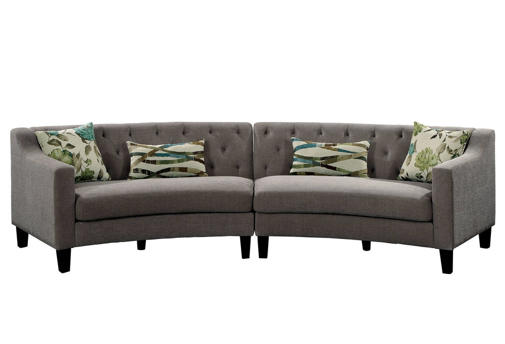 Sarin Warm Gray Sofa (Oversized)