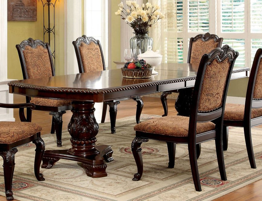 Bellagio Brown Cherry Dining Table (Oversized)