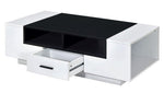 Armour White/Black Wood Coffee Table