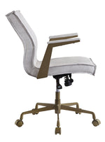 Attica Vintage White Top Grain Leather Executive Office Chair