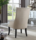 Audrey 2 Natural Fabric Side Chairs