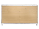 Barzini White Wood 7-Drawer Dresser