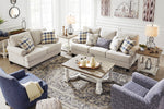 Meggett Linen Fabric Loveseat