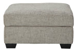 Megginson Storm Fabric Storage Ottoman