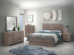 Brantford Barrel Oak Wood 4-Drawer Chest