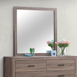 Brantford Barrel Oak Wood Frame Dresser Mirror