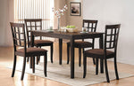 Cardiff Espresso Wood Rectangular Dining Table