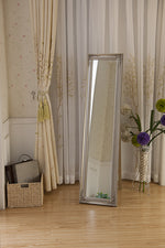 Cecilia Gold Wood Floor Mirror