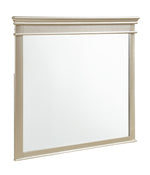 Celandine Silver Finish Wood Frame Dresser Mirror