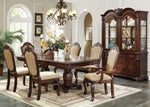 Chateau De Ville Espresso Wood Double Pedestal Dining Table