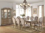 Chelmsford 2 Antique Taupe Wood/Beige Fabric Side Chairs