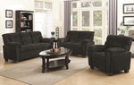 Clemintine Graphite Chenille Sofa with Nailhead Trim