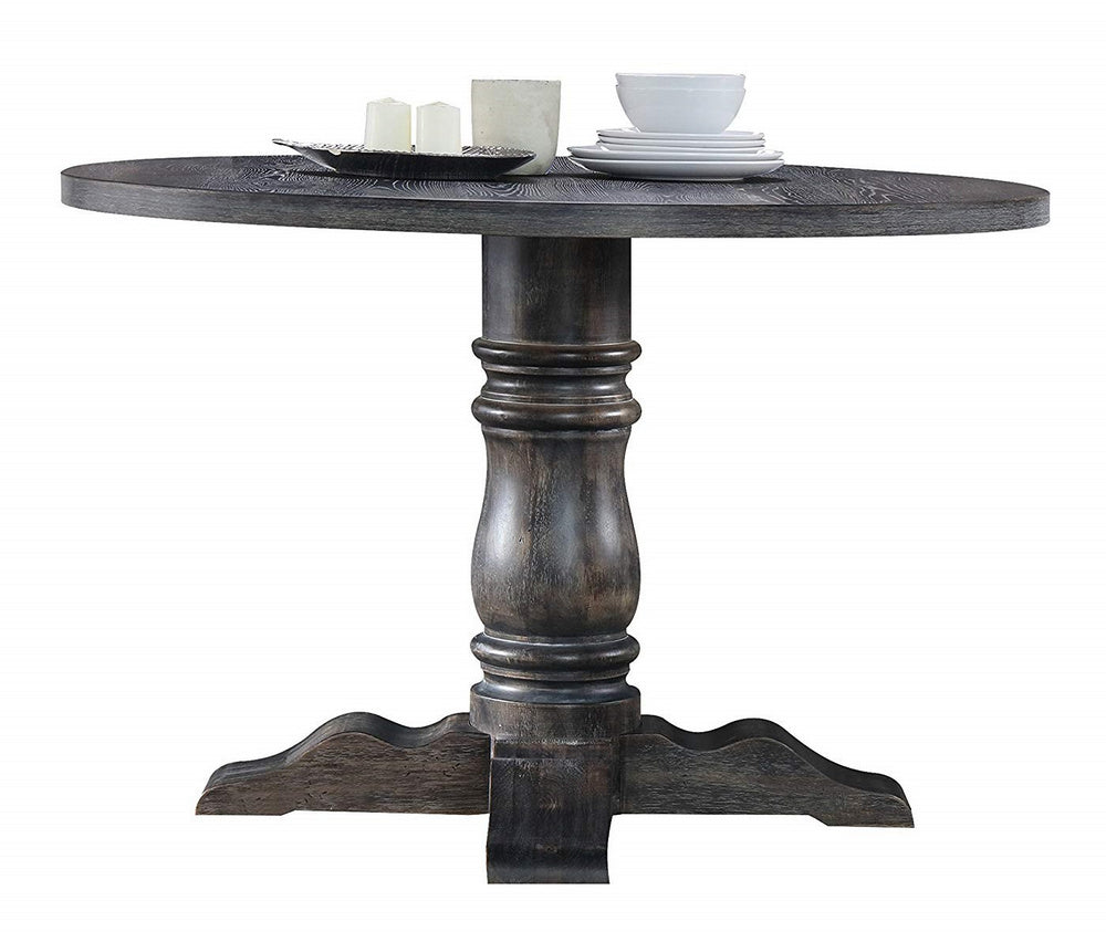 Leventis Weathered Gray Wood Dining Table