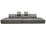 Cloud 2-Pc Space Grey Fabric Lounge Seating Platforms