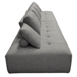 Cloud 2-Pc Space Grey Fabric Lounge Seating Platforms