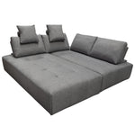 Cloud 2-Pc Space Grey Fabric Lounge Seating Platforms