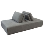 Cloud Space Grey Fabric Lounge Seating Platform