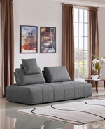 Cloud Space Grey Fabric Lounge Seating Platform