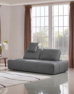 Cloud Space Grey Fabric Lounge Seating Platform