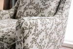 Dorset Ivory Fabric Floral Chair