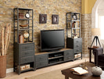 Galway Gun Metal Wood/Metal 60" TV Stand