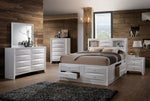 Ireland White Wood 8-Drawer Dresser