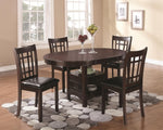 Lavon Espresso Wood Extendable Dining Table