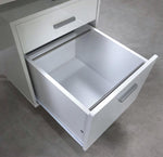 Lawtey High Gloss White Wood Office Desk