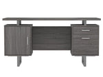 Lawtey Weathered Grey Wood Office Desk