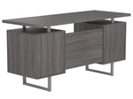 Lawtey Weathered Grey Wood Office Desk