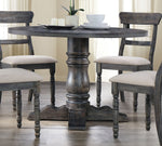 Leventis Weathered Gray Wood Dining Table