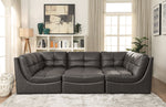 Libbie 6-Pc Leather Gel Modular Seating Set