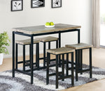 Loreta 5-Pc Counter Height Table Set